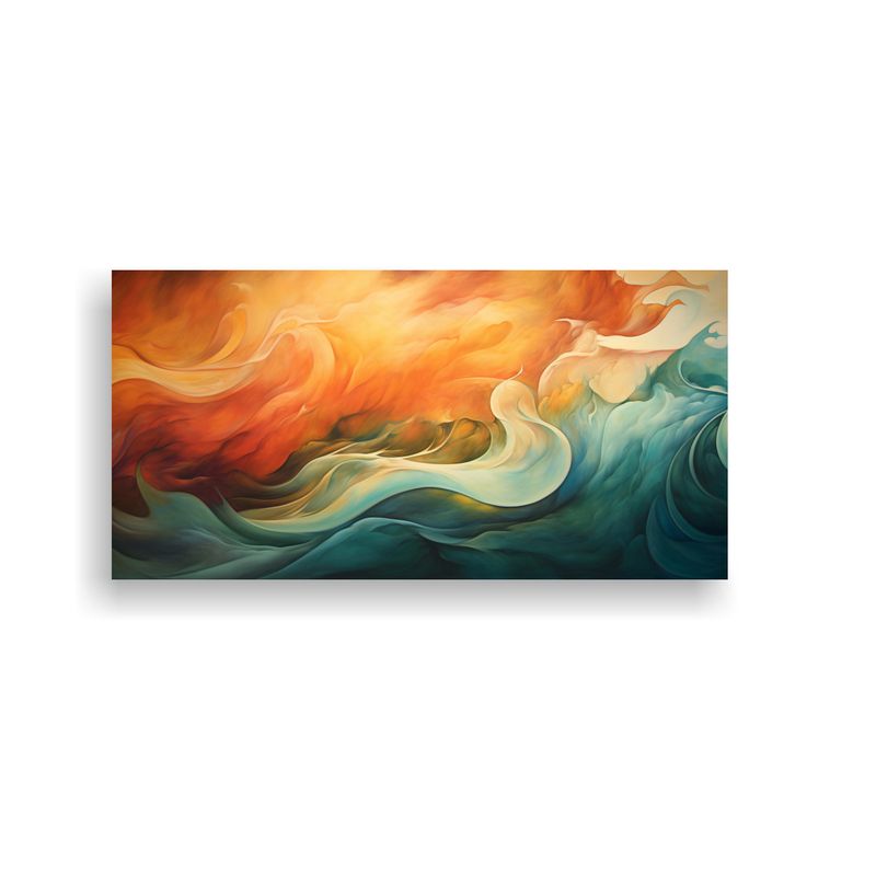 GENERICO - Cuadros Decorativos Modernos Con Viento 100x50 Cm