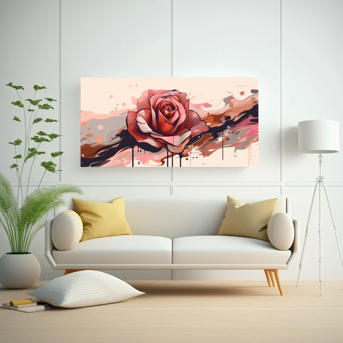 GENERICO - Pinturas Decorativas De Arte Tonos Innovador En 80x40 Cm