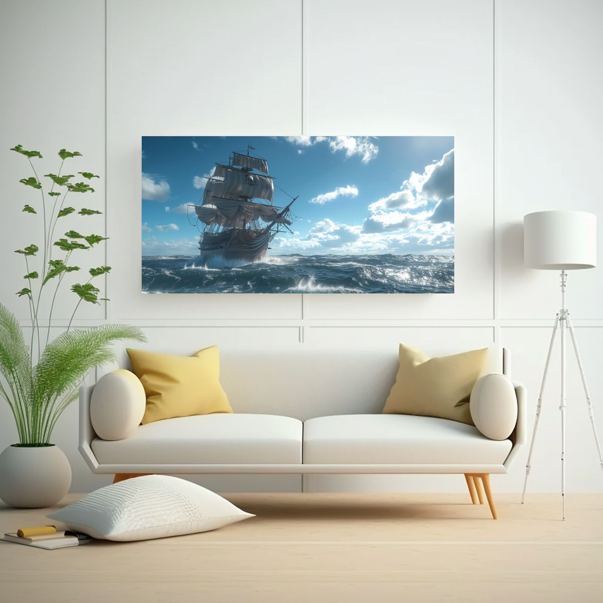 GENERICO - Pinturas Decorativas Clásicas De Arte Pirata 60x30 Cm