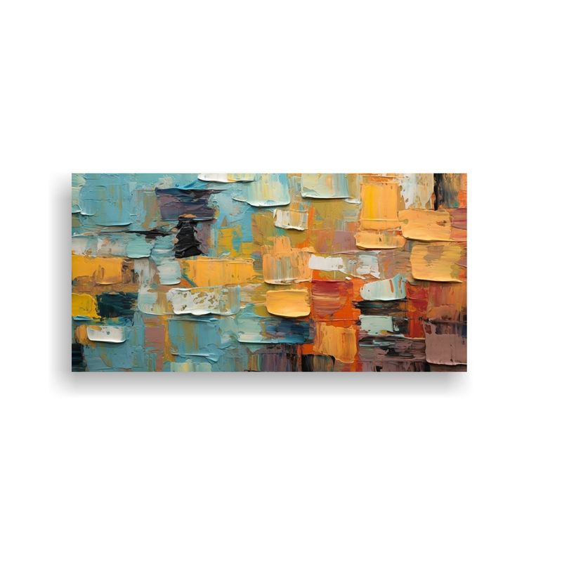 GENERICO - Cuadros Decorativos Coloridos Multicapa Estilo 60x30 Cm
