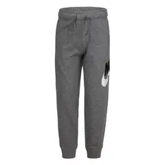 NIKE - PANTALÓN DE BUZO KIDS FRENCH TERRY GRIS