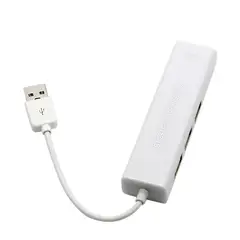 EON - Adaptador Usb 2.0 Hub A Ethernet Rj45 4 Puertos