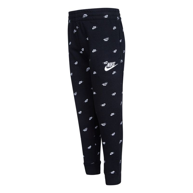 NIKE - PANTALÓN DE BUZO NIKE KIDS CLUB AOP NEGRO
