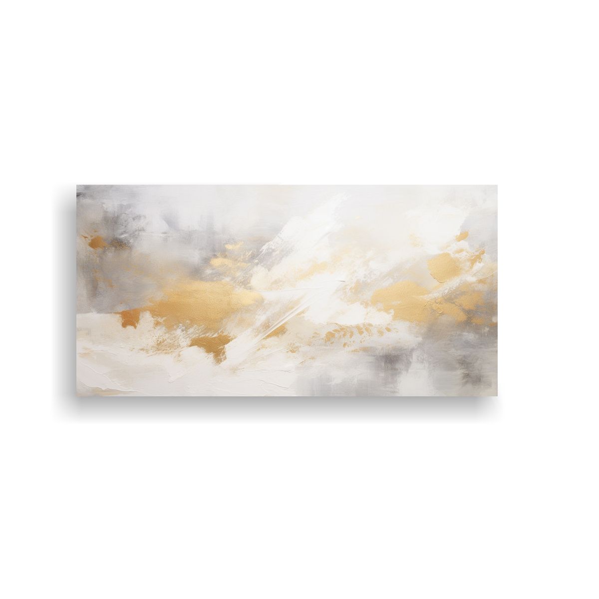 GENERICO - Pinturas Abstractas Modernas En Fondo Blanco Con 80x40 Cm