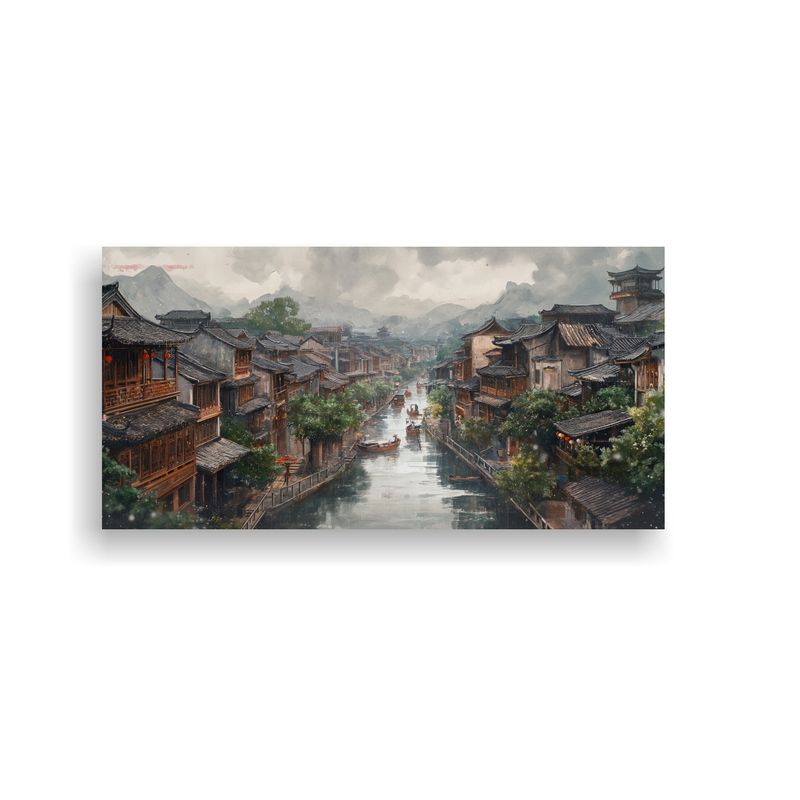 GENERICO - Pinturas Tradicionales Chinas De Artistas De 80x40 Cm