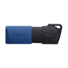 KINGSTON - Pendrive 64GB USB 3.2 Gen1 DataTraveler Exodia M Negro/azul