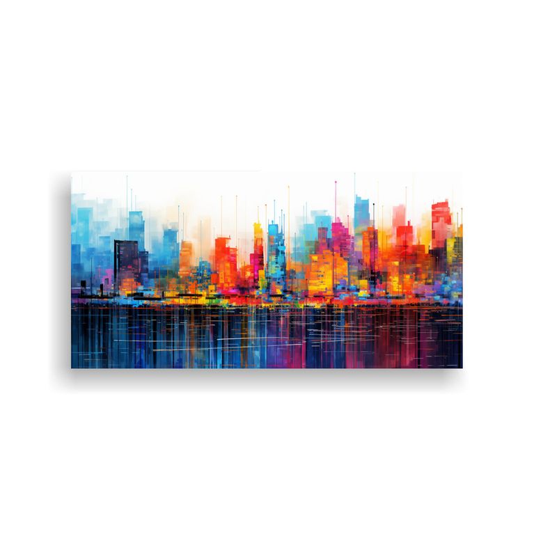 GENERICO - Pinturas Decorativas De Paisajes Urbanos 60x30 Cm