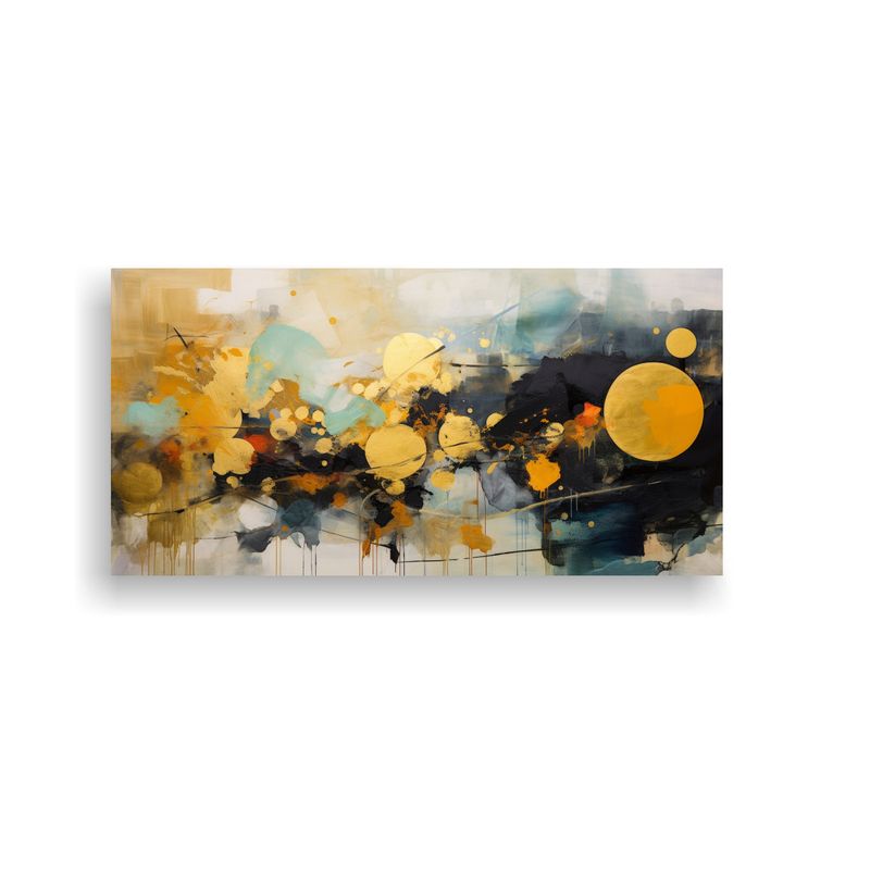 GENERICO - Pinturas Abstractas Contemporáneas Inspiradas En 100x50 Cm