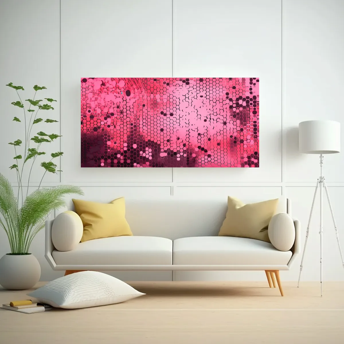 GENERICO - Cuadro Decorativo De Pared Diseño Vanguardista 80x40 Cm
