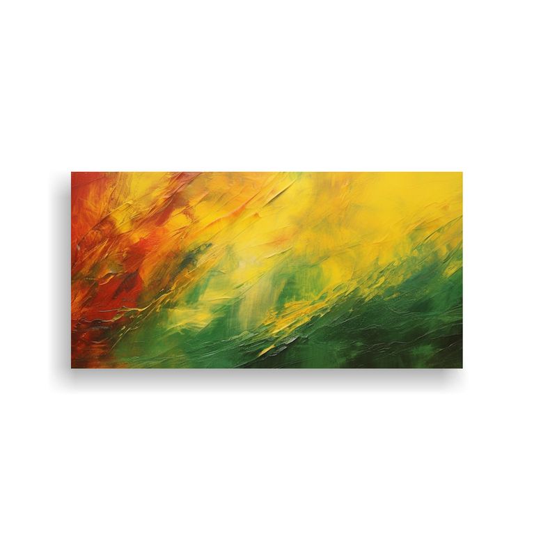 GENERICO - Decoración Con Un Fondo Colorido Y Una Pintura 60x30 Cm