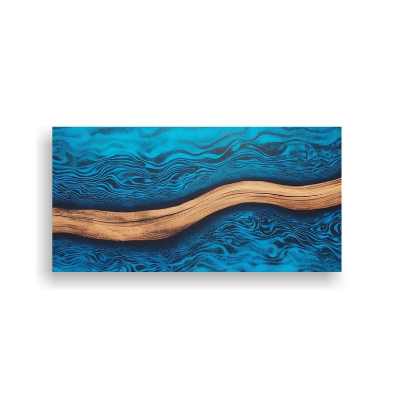 GENERICO - Lienzo Tela Impreso Abstracto Boho Minimalista 100x50 Cm