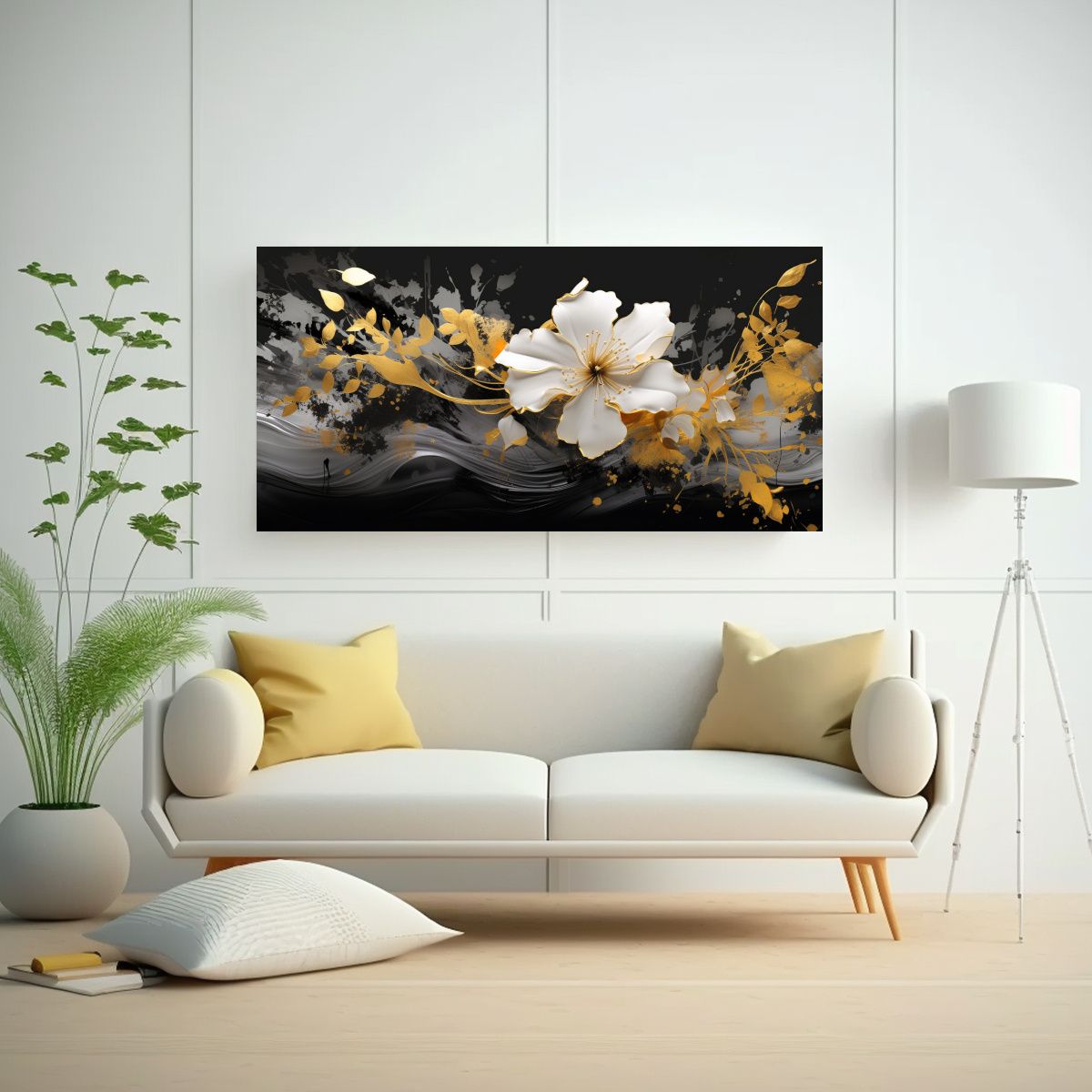 GENERICO - Pinturas Decorativas Estilo Neonoir Con 60x30 Cm
