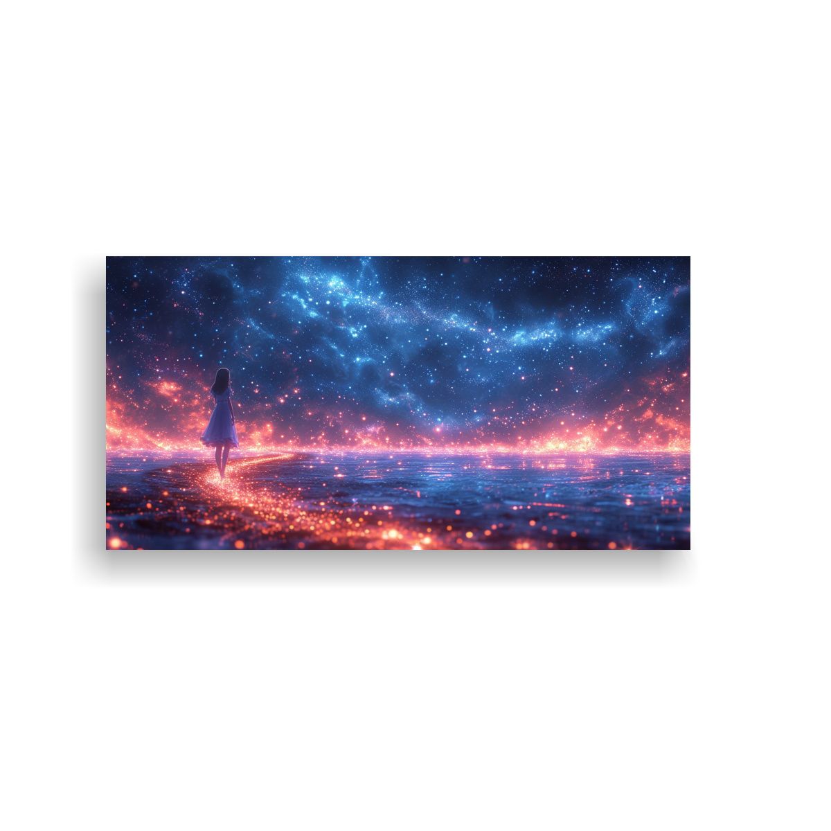 GENERICO - Pintura Decorativa Baño Estilo Anime Con Agua 80x40 Cm