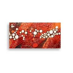 GENERICO - Cuadro Arte Relieve Abstracto Inspirado En Arte 100x50 Cm