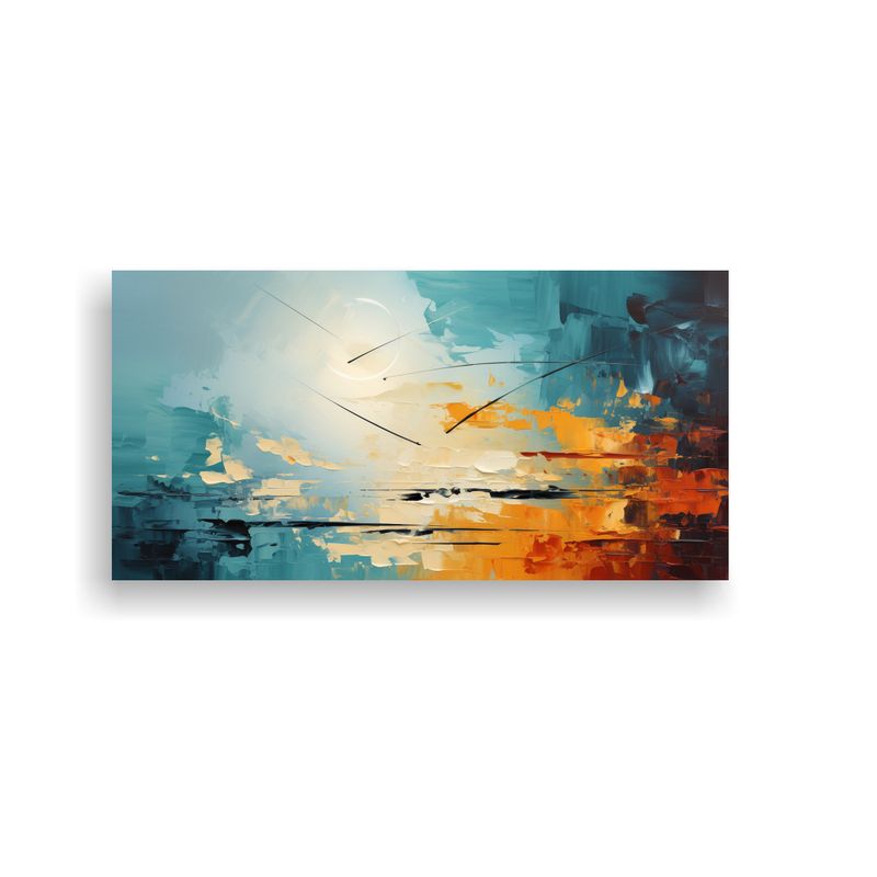 GENERICO - Cuadro Decorativo Temática Año Nuevo Estilo 80x40 Cm