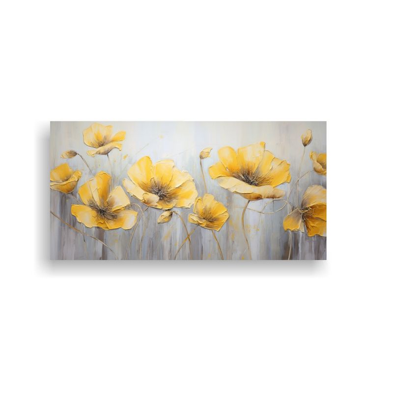 GENERICO - Pintura En Lienzo Estilo Clásico De Amapolas 60x30 Cm