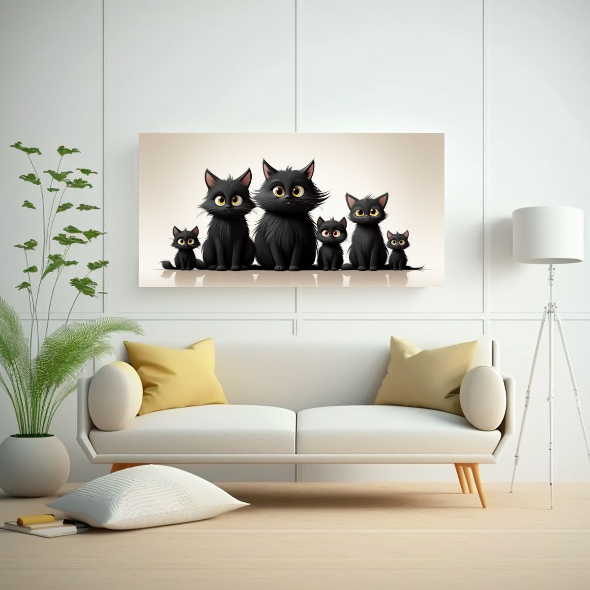 GENERICO - Pinturas Decorativas De Lienzo Con Diseño De 100x50 Cm