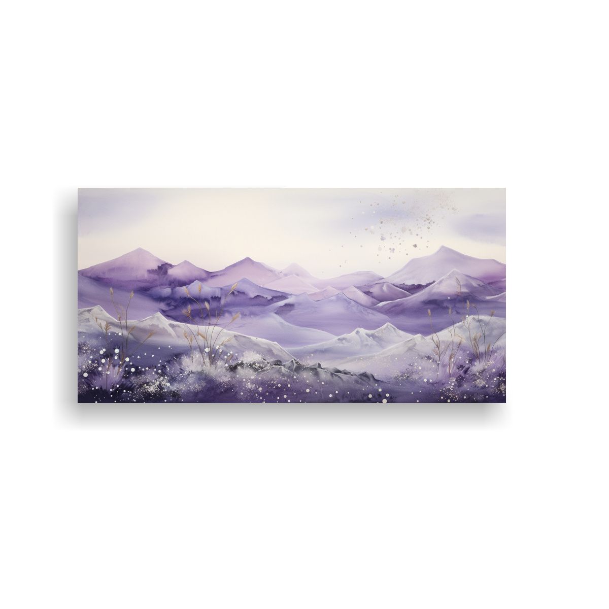 GENERICO - Paisaje Montañoso Moderno Con Estilo Elegante En 100x50 Cm