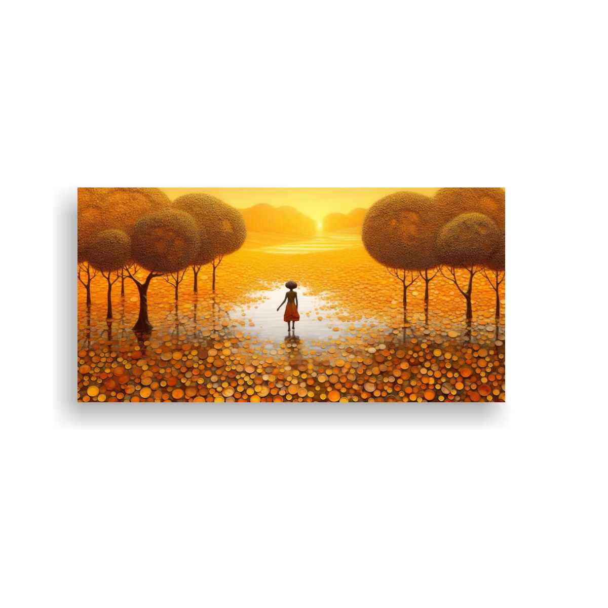 GENERICO - Cuadro Estrellados 3D De Lentejuelas Y Gemas 100x50 Cm