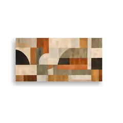 GENERICO - Pinturas Abstractas Modernas Geométricas Con 100x50 Cm