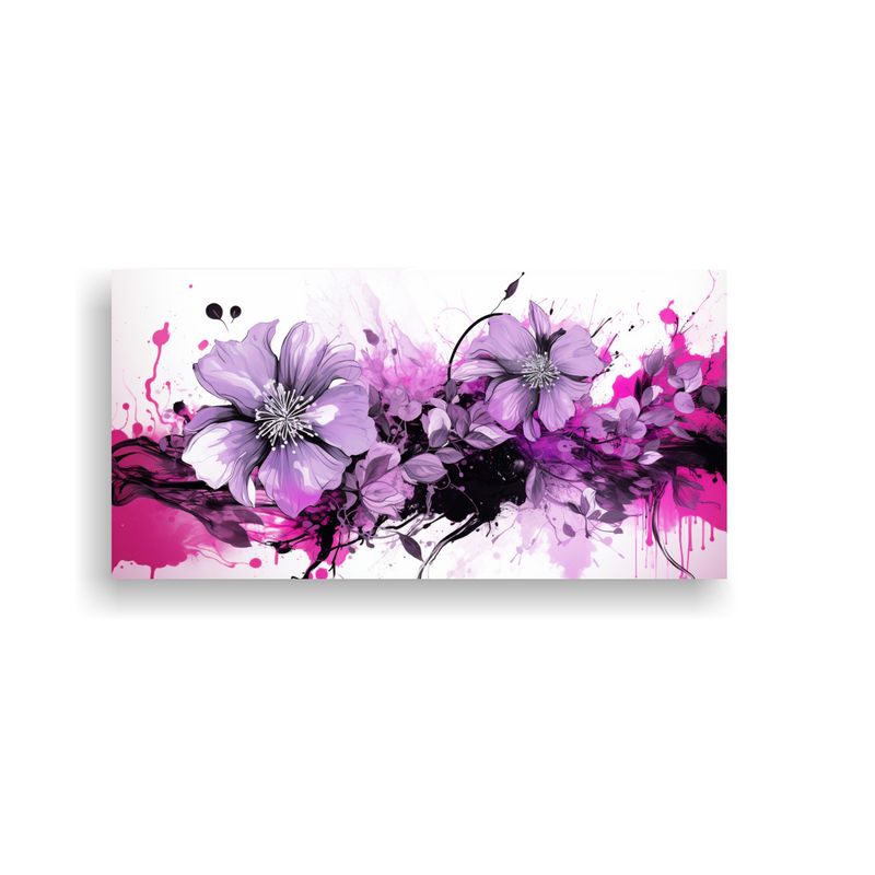GENERICO - Pinturas Decorativas Estilo Neonoir Con Finas 60x30 Cm