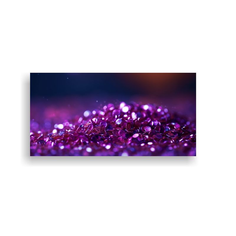 GENERICO - Fotografía 4k Púrpura Brillo Profundidad En 60x30 Cm