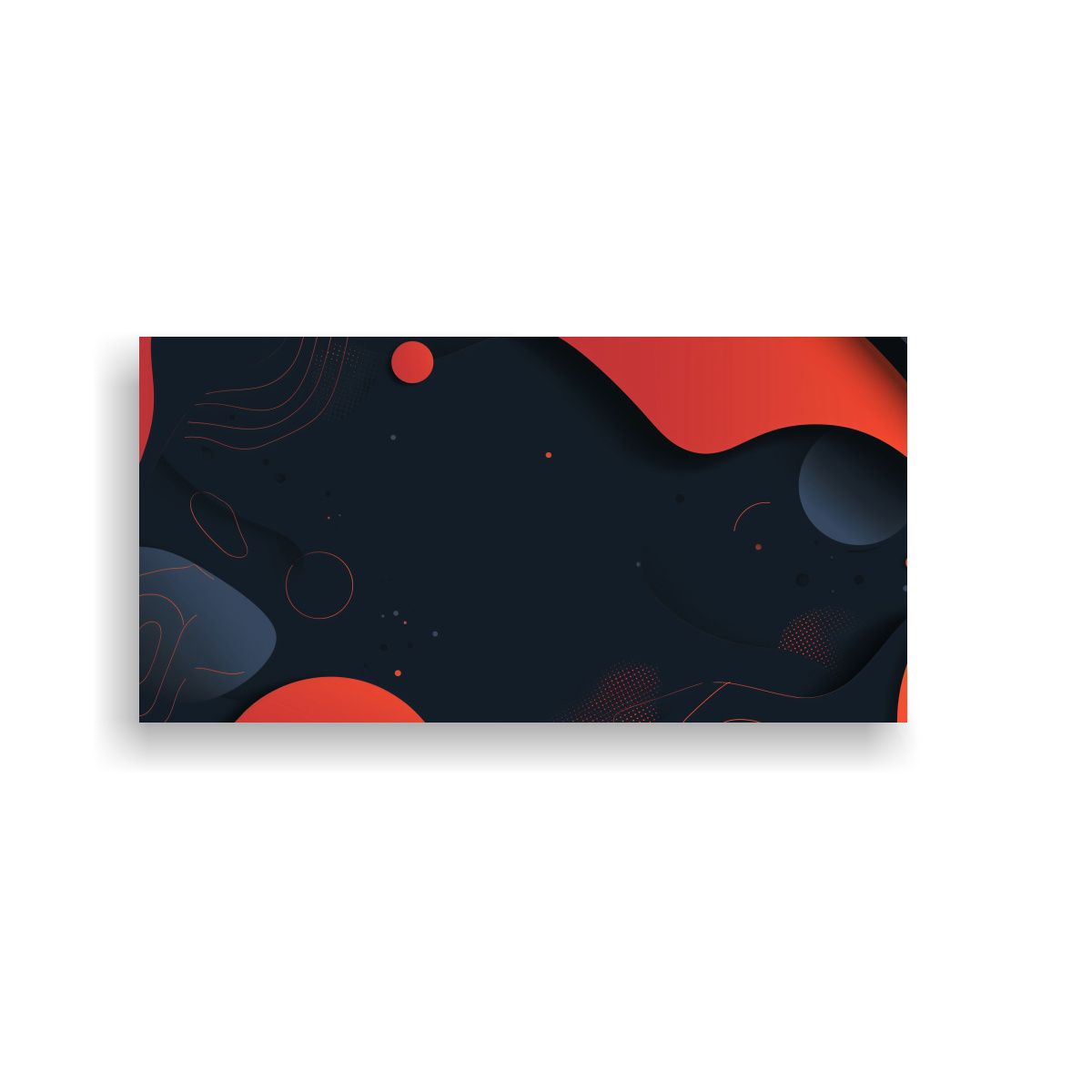 GENERICO - Banner De Fondo Plano De Moda Arte Imagen 80x40 Cm