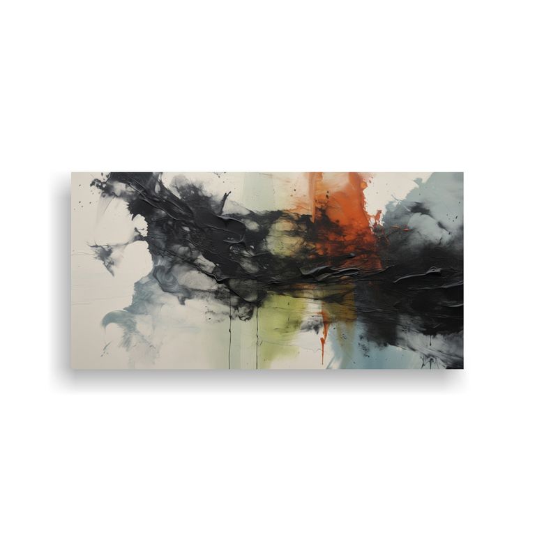 GENERICO - Pintura Moderna Armonía De Colores Con 60x30 Cm
