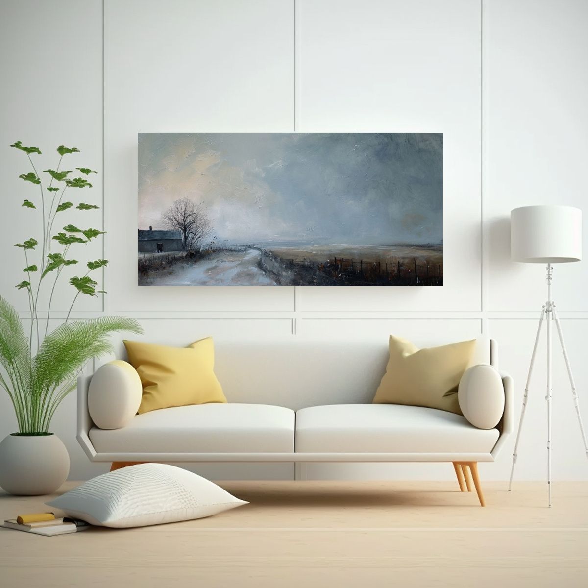 GENERICO - Pinturas De Campo Inglés Exuberante Para Decorar 60x30 Cm
