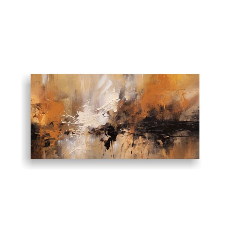 GENERICO - Pintura Abstracta Que Expresa La Necesidad De 80x40 Cm