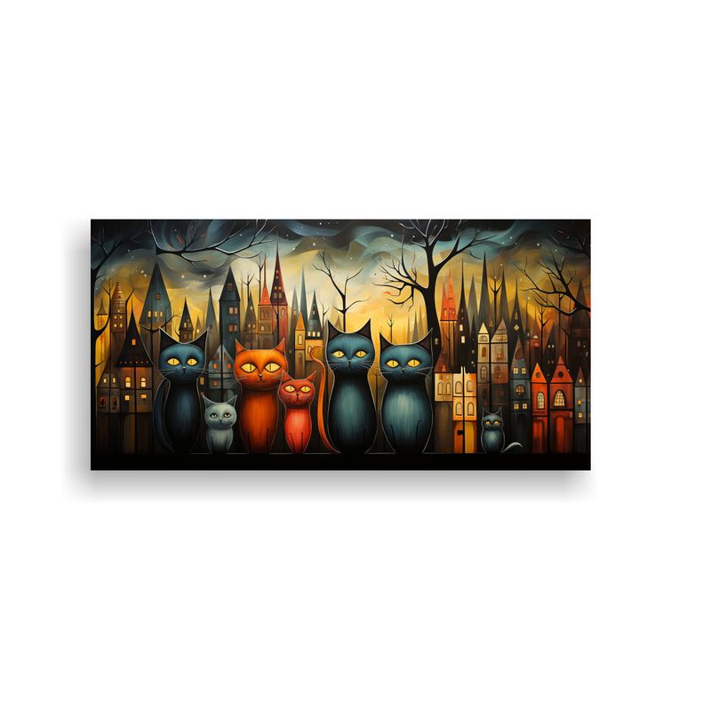 GENERICO - Cuadros Abstractos Duraderos Estilo Romántico 60x30 Cm