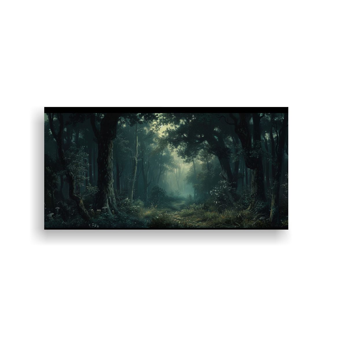 GENERICO - Pinturas Abstractas Oscuro Con Temática De 60x30 Cm
