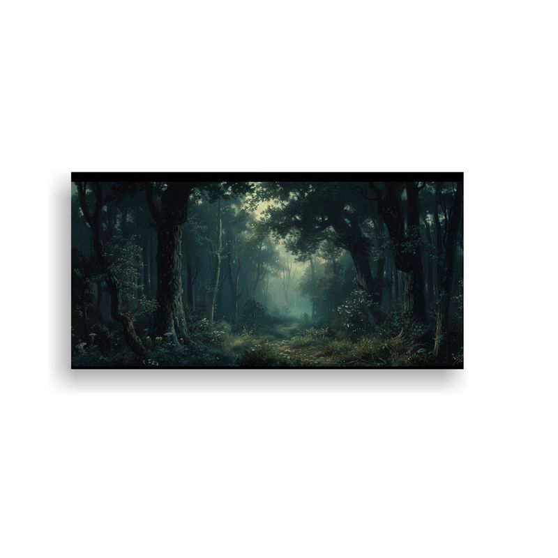GENERICO - Pinturas Abstractas Oscuro Con Temática De 100x50 Cm