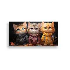 GENERICO - Diseño Refinado De Personajes De Tres Amigos 100x50 Cm