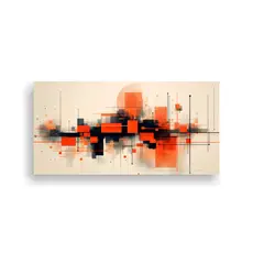 GENERICO - Cuadro Colores Mágico Arquitectura Ciudad 100x50 Cm