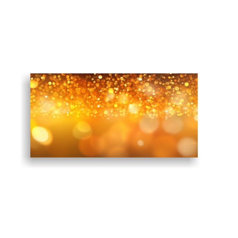 GENERICO - Fondo Abstracto Arcoíris Naranja Dorado De Bokeh 60x30 Cm