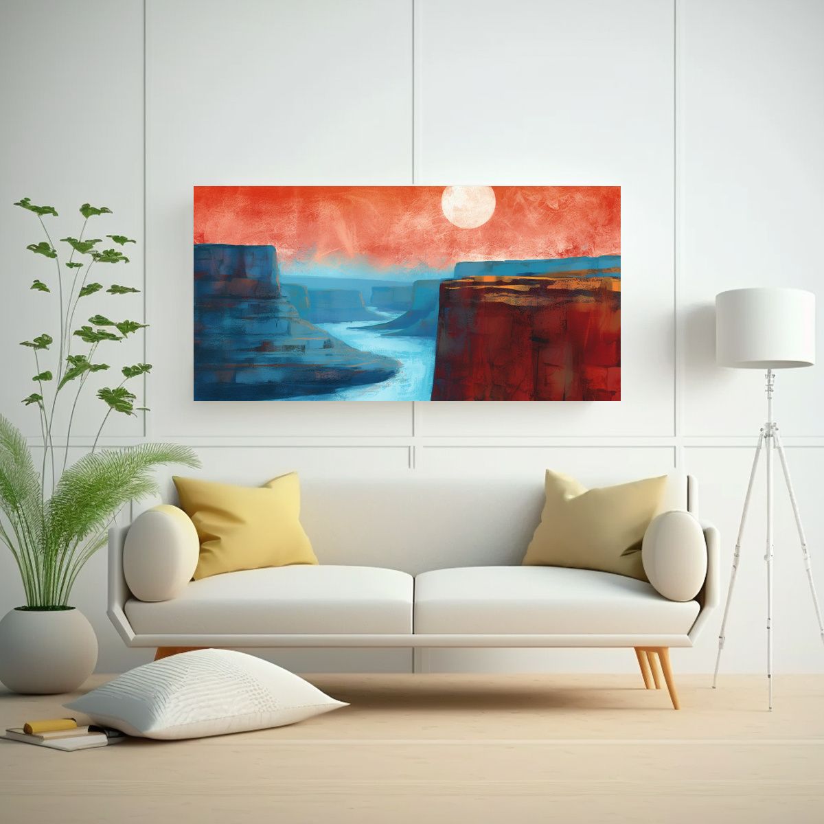 GENERICO - Pinturas Decorativas Dinámicas Con Composición 60x30 Cm