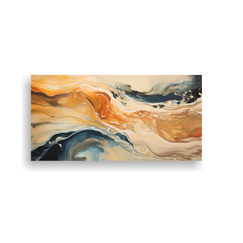 GENERICO - Pinturas Abstractas Exclusivas Inspiradas En 100x50 Cm