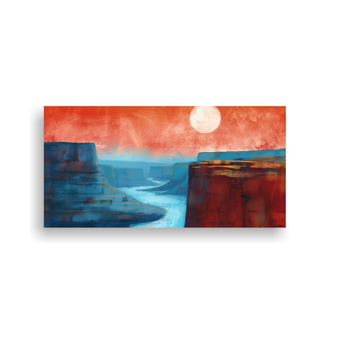 GENERICO - Pinturas Decorativas Dinámicas Con Composición 80x40 Cm