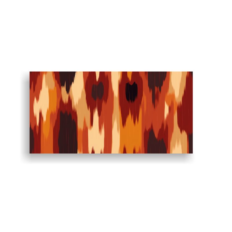 GENERICO - Arte De Pared Estilo Xeo De Madera Ikat 100x50 Cm
