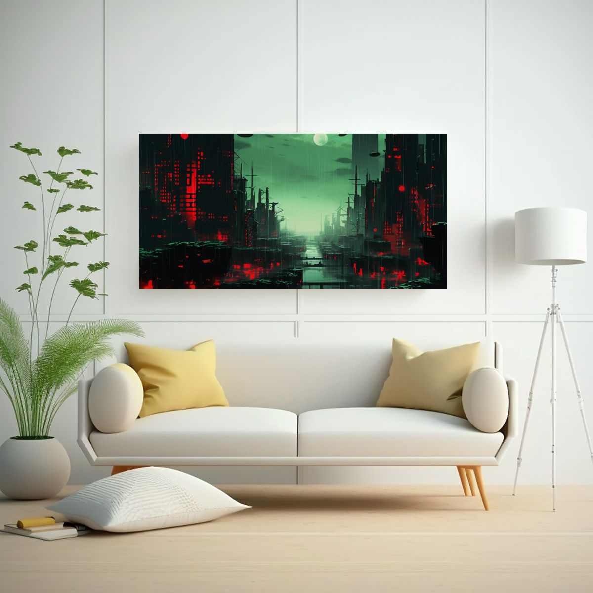 GENERICO - Pinturas De Pared Con Detalles Intrincados En Una 100x50 Cm