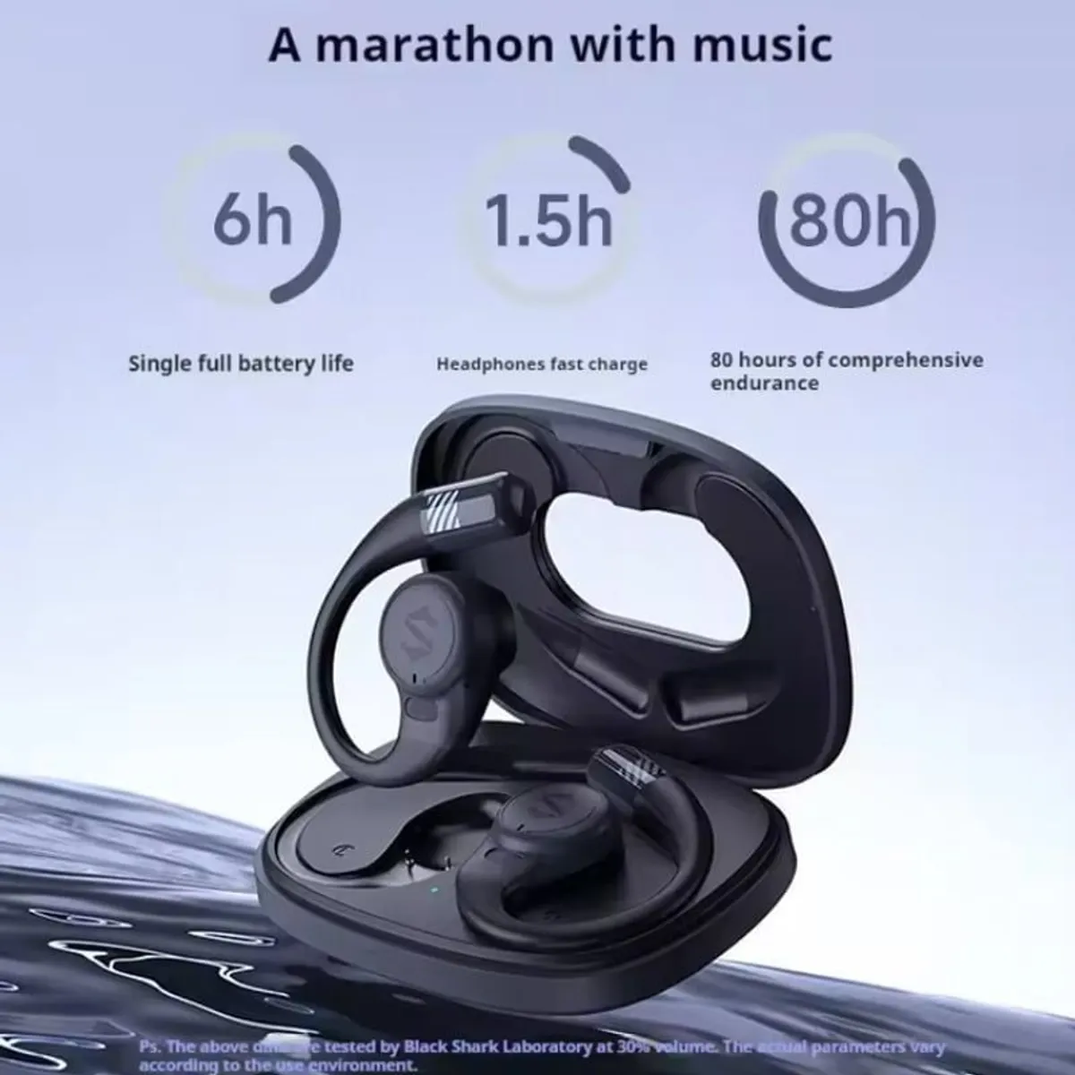 XIAOMI - Audífonos Blackshark Gaming OWS Inalámbricos Bluetooth - Negro