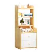 Velador De 3 Niveles Con 2 Cajones 100cm De Alto