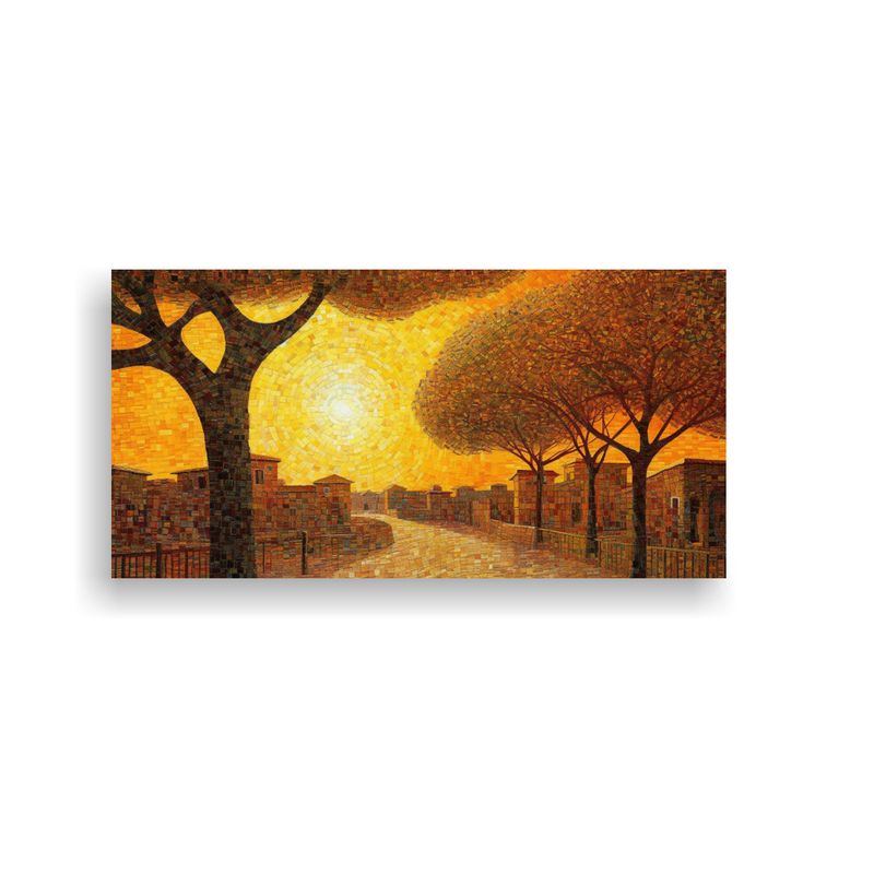 GENERICO - Pinturas De Decoración De Inspiración Oriental 80x40 Cm
