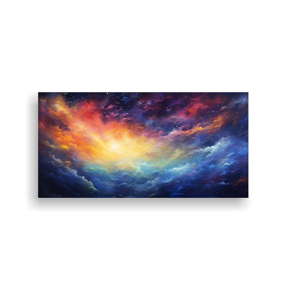 GENERICO - Pintura Decorativa Noche Estrellada Con 100x50 Cm