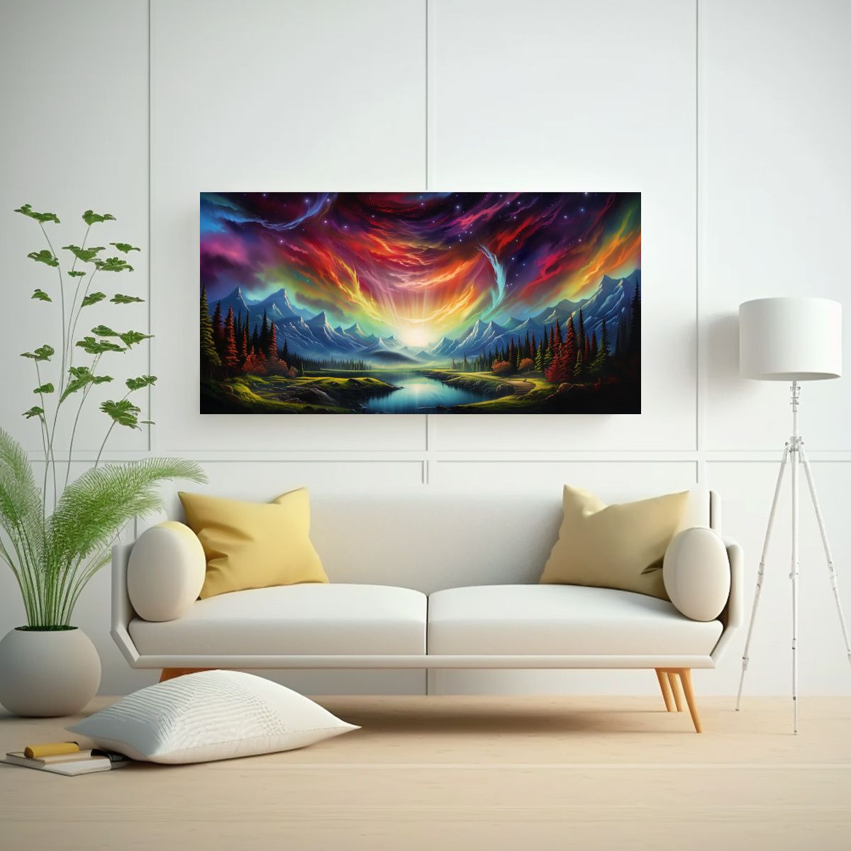 GENERICO - Pinturas Decorativas Vintage Abstracción De 80x40 Cm