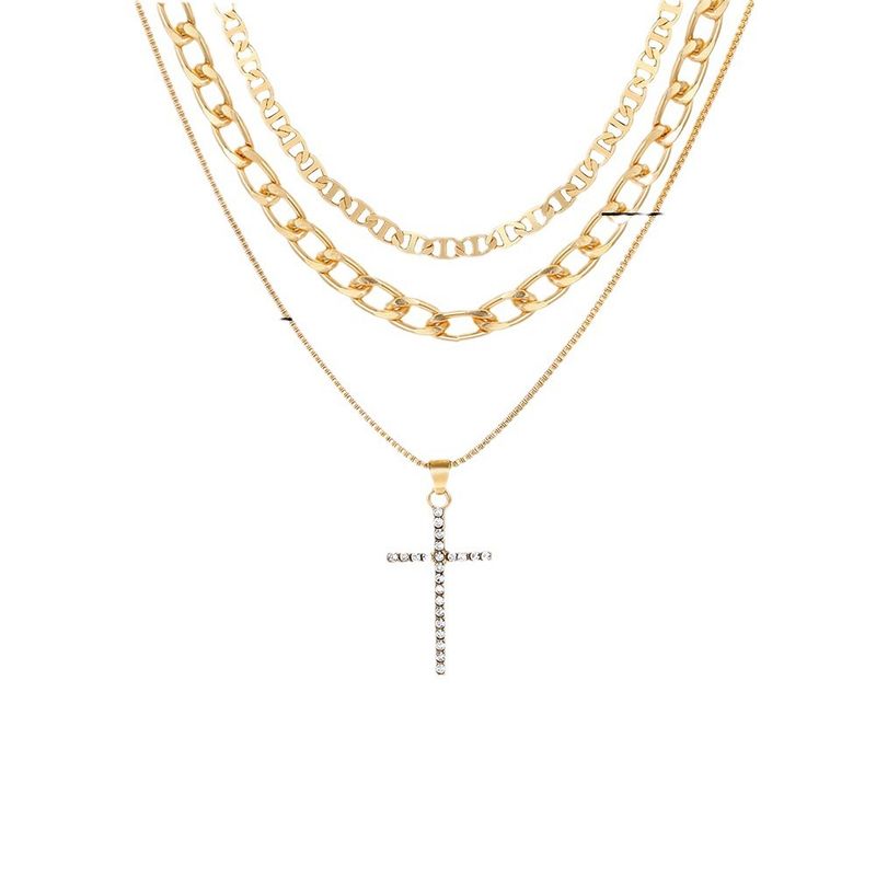 TIOZONEY - Collar Dorado Mujer