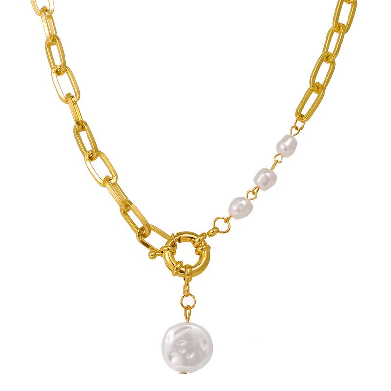 TIOZONEY - Collar Dorado Mujer