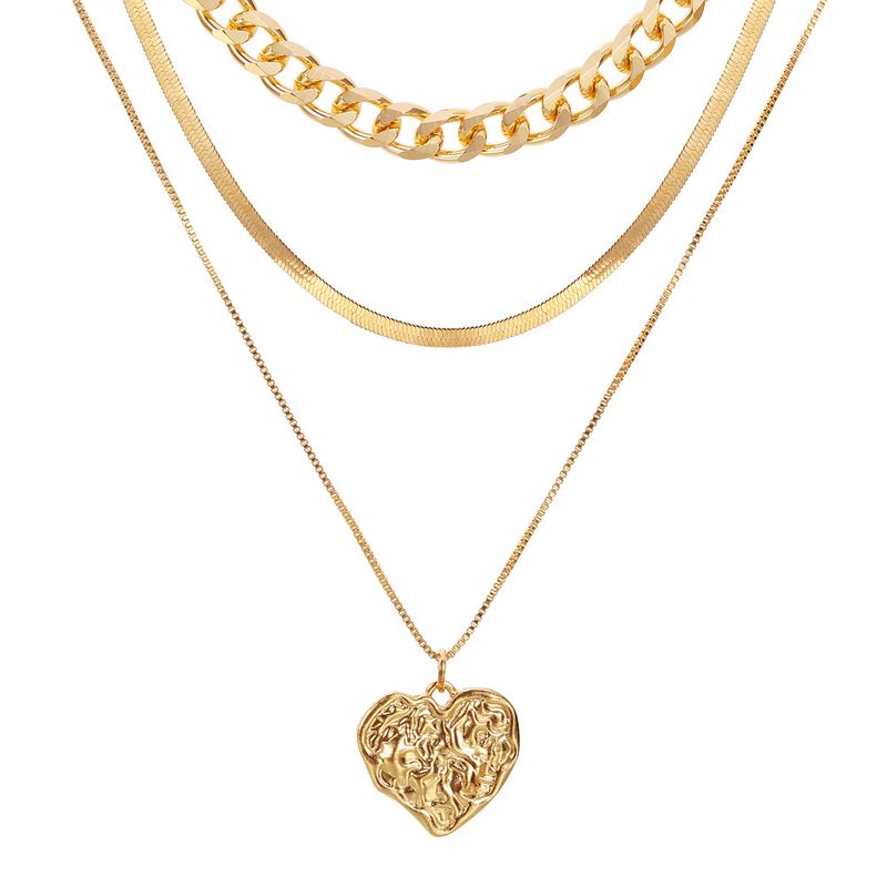 TIOZONEY - Collar Dorado Mujer
