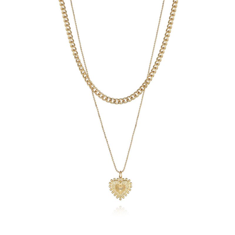 TIOZONEY - Collar Dorado Mujer